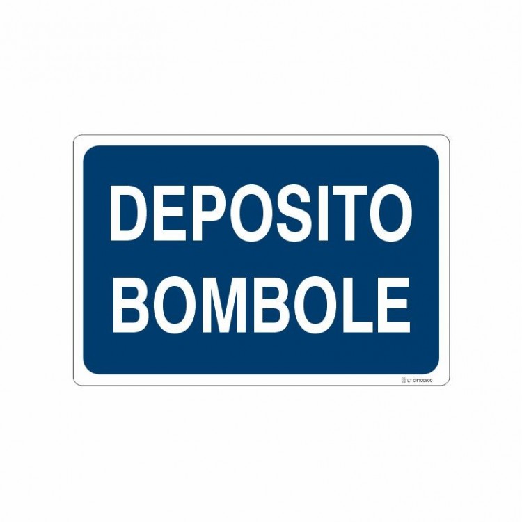 SEGNALE INDICAZIONE DEPOSITO BOMBOLE