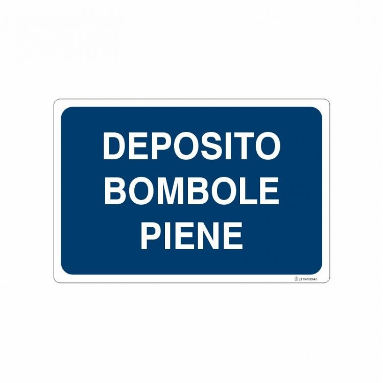 SEGNALE INDICAZIONE DEPOSITO BOMBOLE PIENE
