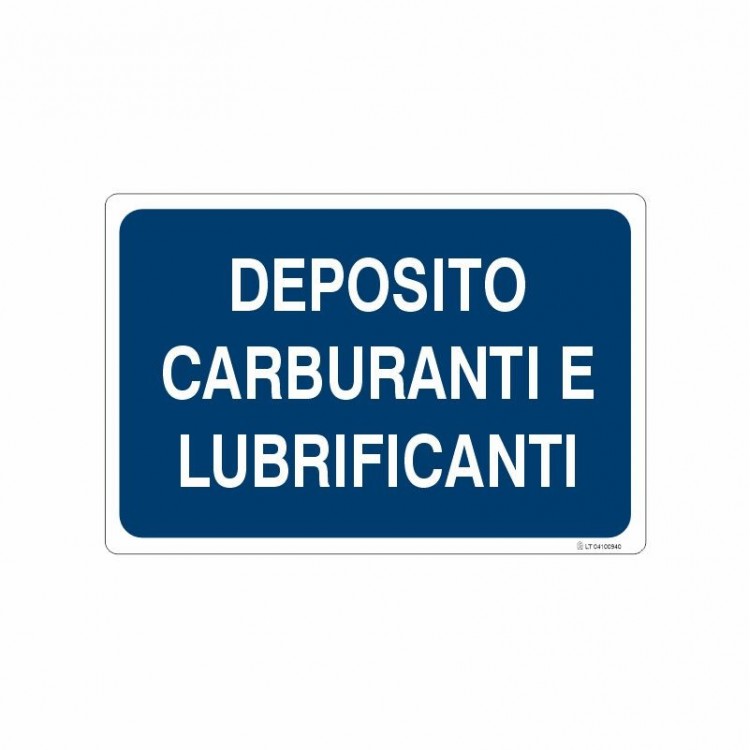 SEGNALE INDICAZIONE DEPOSITO CARBURANTI E LUBRIFICANTI