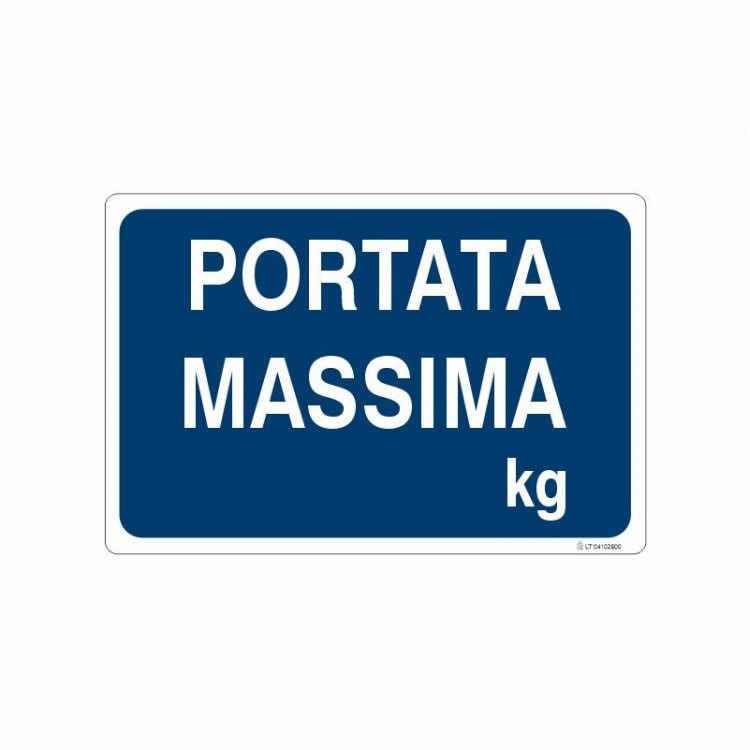 SEGNALE INDICAZIONE PORTATA MASSIMA