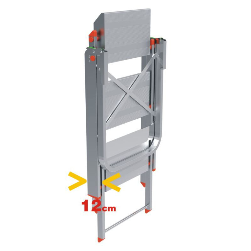 SCALA CLASS PIU' IN ALLUMINIO CON PARAPETTO
